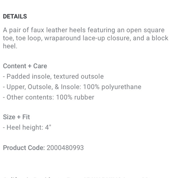 Lace-Up Block Heels - Picture 11 of 11